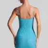 Aellin Embellished Bodycon Mini Dress in Aqua Blue Aellin Embellished Bodycon Mini Dress in Aqua Blue