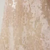 Agentha Embellished V-neck Lace Mini Dress in Pale Peach Agentha Embellished V-neck Lace Mini Dress in Pale Peach