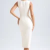 Aiko Sweetheart-Neck Midaxi Dress in Ivory Aiko Sweetheart-Neck Midaxi Dress in Ivory
