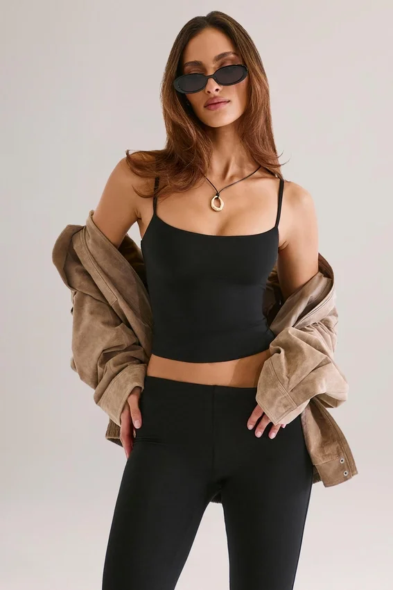 Ailany Modal Scoop-Neck Tank Top in Black Ailany Modal Scoop-Neck Tank Top in Black