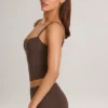 Ailany Modal Scoop-Neck Tank Top in Chocolate Brown Ailany Modal Scoop-Neck Tank Top in Chocolate Brown