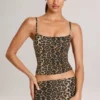 Ailany Modal Scoop-Neck Tank Top in Leopard Print Ailany Modal Scoop-Neck Tank Top in Leopard Print