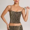 Ailany Modal Scoop-Neck Tank Top in Leopard Print Ailany Modal Scoop-Neck Tank Top in Leopard Print
