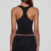 Aine Embellished Jersey Scoop-Neck Racerback Top in Black Aine Embellished Jersey Scoop-Neck Racerback Top in Black