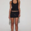 Aine Embellished Jersey Scoop-Neck Racerback Top in Black Aine Embellished Jersey Scoop-Neck Racerback Top in Black