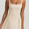 Aireen Modal A-Line Midaxi Dress in Ivory Aireen Modal A-Line Midaxi Dress in Ivory