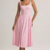 Aireen Modal A-Line Midaxi Dress in Pastel Pink Aireen Modal A-Line Midaxi Dress in Pastel Pink