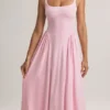 Aireen Modal A-Line Midaxi Dress in Pastel Pink Aireen Modal A-Line Midaxi Dress in Pastel Pink
