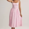 Aireen Modal A-Line Midaxi Dress in Pastel Pink Aireen Modal A-Line Midaxi Dress in Pastel Pink