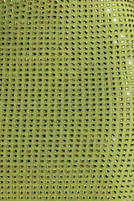 Alamea Embellished Cut-Out Bandeau Maxi Dress in Pear Green Alamea Embellished Cut-Out Bandeau Maxi Dress in Pear Green