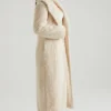 Alaska Long Shearling Coat in Cream Alaska Long Shearling Coat in Cream
