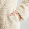 Alaska Long Shearling Coat in Cream Alaska Long Shearling Coat in Cream