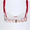 Albena Contrast Underwired Balconette Bikini Top in Cherry Print Albena Contrast Underwired Balconette Bikini Top in Cherry Print