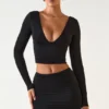 Aliz Modal Twist-Front Mid-Rise Mini Skirt in Black Aliz Modal Twist-Front Mid-Rise Mini Skirt in Black