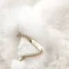 Almerinda Faux Fur Cropped Bolero in White Almerinda Faux Fur Cropped Bolero in White