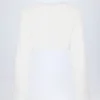 Almerinda Faux Fur Cropped Bolero in White Almerinda Faux Fur Cropped Bolero in White