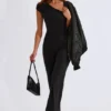 Alouette Modal One-Shoulder Jumpsuit in Black Alouette Modal One-Shoulder Jumpsuit in Black