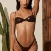 Aluna Underwired Bikini Top in Bronze Aluna Underwired Bikini Top in Bronze