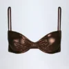 Aluna Underwired Bikini Top in Bronze Aluna Underwired Bikini Top in Bronze