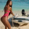 Amanyara Metallic Layered Swimsuit in Fuchsia Amanyara Metallic Layered Swimsuit in Fuchsia
