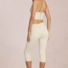 Anessa Mid-Rise Capri Jeans in Ivory Anessa Mid-Rise Capri Jeans in Ivory