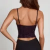 Armelia Embellished Peekaboo Cowl-Neck Top in Purple Snake Armelia Embellished Peekaboo Cowl-Neck Top in Purple Snake
