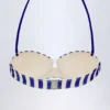 Ascona Underwired Halterneck Balconette Bikini Top in Marine Blue Stripe Ascona Underwired Halterneck Balconette Bikini Top in Marine Blue Stripe