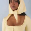 Aviana Knit Headscarf in Butter Yellow Aviana Knit Headscarf in Butter Yellow
