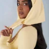 Aviana Knit Headscarf in Butter Yellow Aviana Knit Headscarf in Butter Yellow