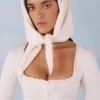 Aviana Knit Headscarf in Ivory Aviana Knit Headscarf in Ivory
