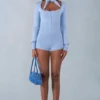 Aviana Knit Headscarf in Soft Blue Aviana Knit Headscarf in Soft Blue