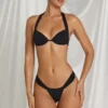 Avina Thong Bikini Bottoms in Black Avina Thong Bikini Bottoms in Black