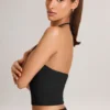 Aviora Modal Halterneck Top in Black Aviora Modal Halterneck Top in Black