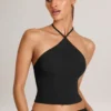 Aviora Modal Halterneck Top in Black Aviora Modal Halterneck Top in Black