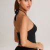 Aviora Modal Halterneck Top in Black Aviora Modal Halterneck Top in Black