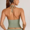 Aviora Modal Halterneck Top in Sage Green Aviora Modal Halterneck Top in Sage Green