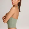 Aviora Modal Halterneck Top in Sage Green Aviora Modal Halterneck Top in Sage Green