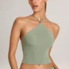 Aviora Modal Halterneck Top in Sage Green Aviora Modal Halterneck Top in Sage Green
