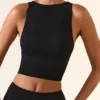 Aya Modal Boat-Neck Tank Top in Black Aya Modal Boat-Neck Tank Top in Black