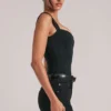 Ayla Sweetheart-Neck Bodysuit in Black Ayla Sweetheart-Neck Bodysuit in Black