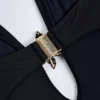 Bahari Cut-Out Hardware-Detail Swimsuit in Black Bahari Cut-Out Hardware-Detail Swimsuit in Black