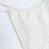 Bosa Broderie Anglaise Drawstring Bikini Bottoms in White Bosa Broderie Anglaise Drawstring Bikini Bottoms in White