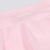 Brushed Jersey Crossover Mini Skort in Pale Pink Marl Brushed Jersey Crossover Mini Skort in Pale Pink Marl