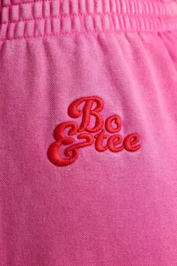 Brushed Jersey Oversized Joggers in Hot Pink Brushed Jersey Oversized Joggers in Hot Pink