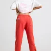 Brushed Jersey Oversized Joggers in Red Brushed Jersey Oversized Joggers in Red