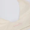 Brushed Jersey V-Neck Sports Bra in Ivory Marl Brushed Jersey V-Neck Sports Bra in Ivory Marl