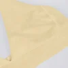 Brushed Jersey V-Neck Sports Bra in Lemon Marl Brushed Jersey V-Neck Sports Bra in Lemon Marl