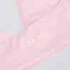 Brushed Jersey V-Neck Sports Bra in Pale Pink Marl Brushed Jersey V-Neck Sports Bra in Pale Pink Marl