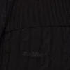 Cable Knit Foldover Flared Trousers in Black Cable Knit Foldover Flared Trousers in Black