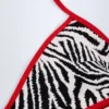 Camogli Thong Bikini Bottoms in Zebra Print Camogli Thong Bikini Bottoms in Zebra Print
